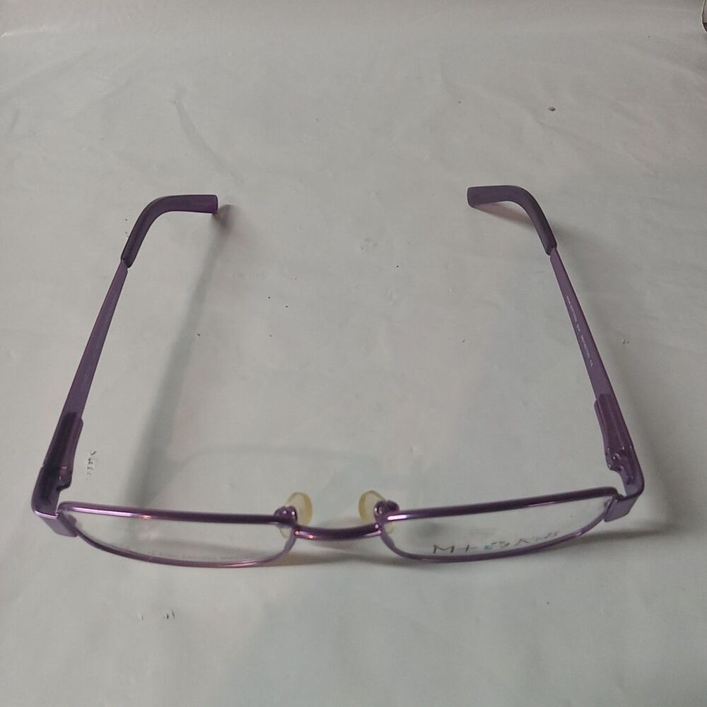 Modz Kids Button PURPLE 46-16-130 Metal Full Rim Eyeglasses Frame